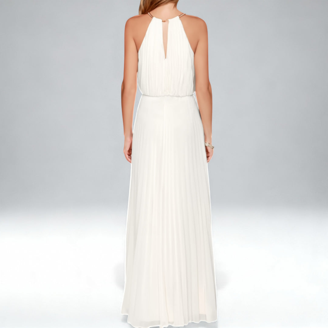 NORMA — Vestido de pregas elegante