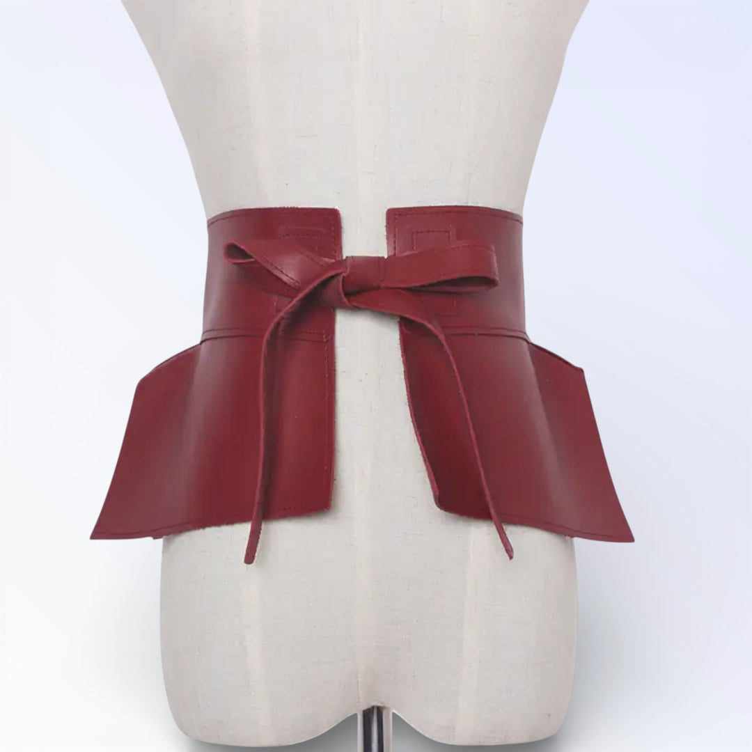 PORTO — CINTO LARGO ESTRUTURADO PRETO