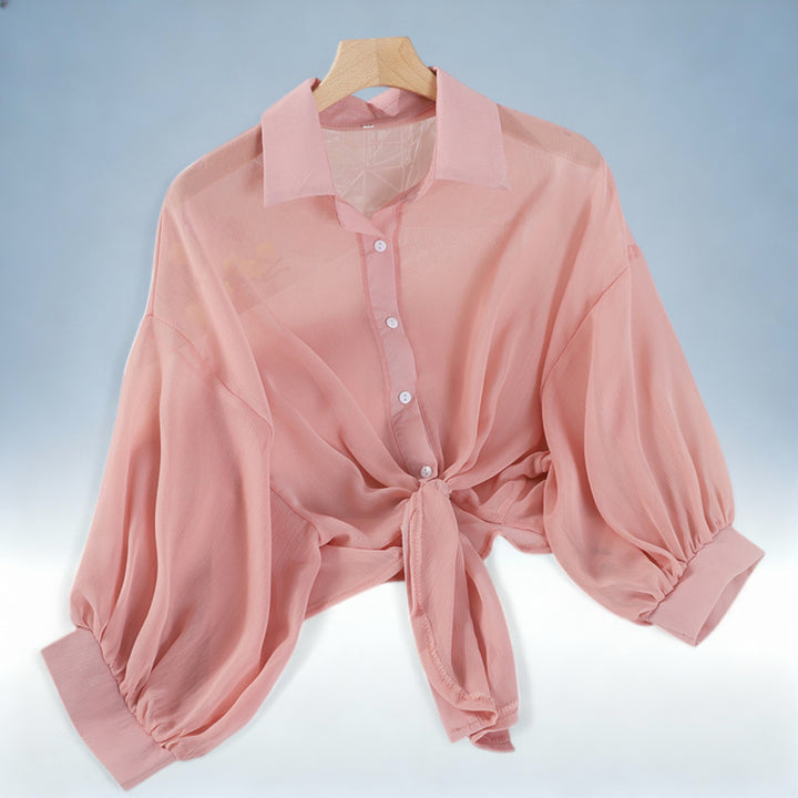 MILÃO — Camisa Chiffon Leve | Elegância Fluida