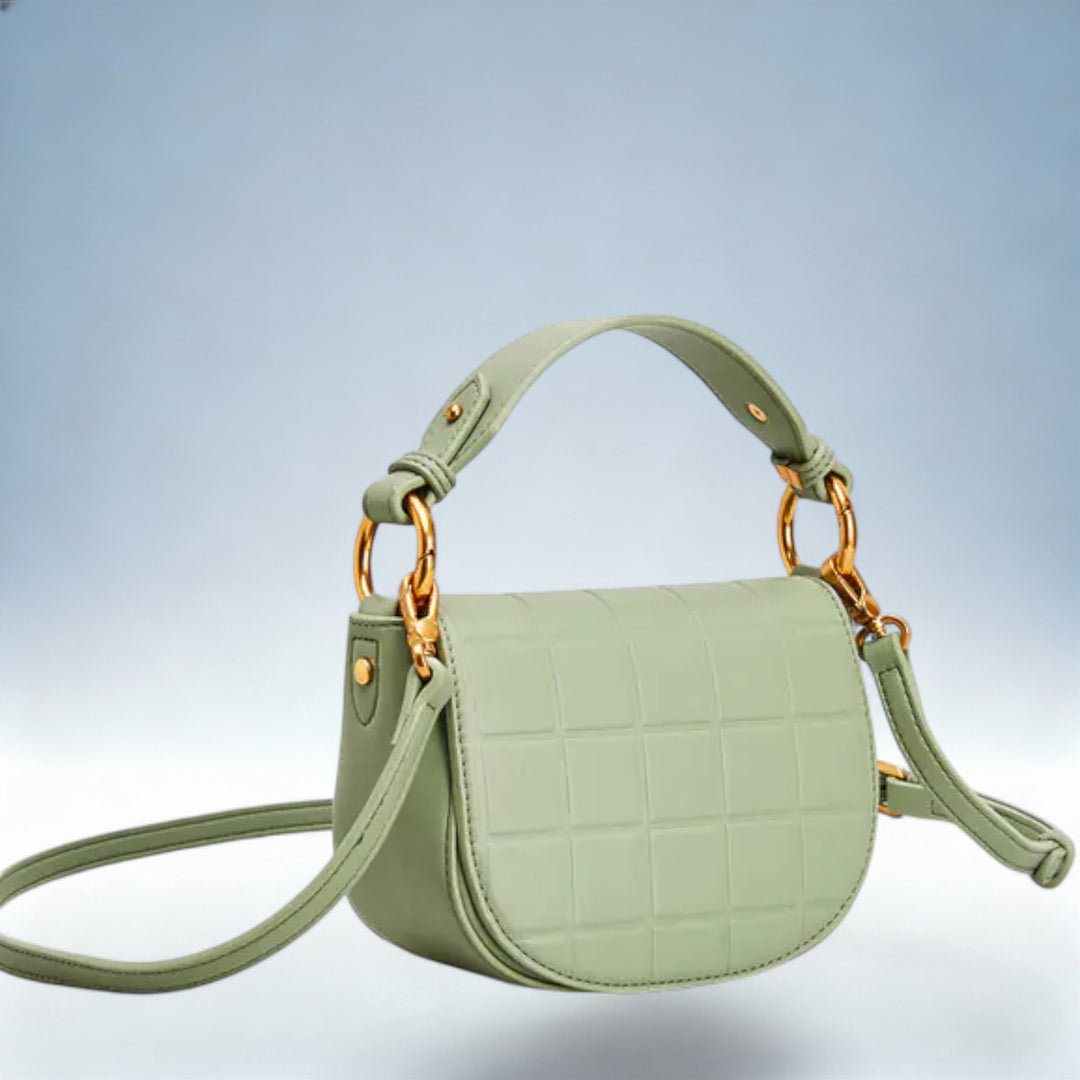 DIANA — Mala Verde Flap Tote | Charme Clássico