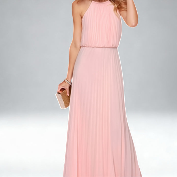 NORMA — Vestido de pregas elegante