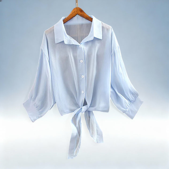 MILÃO — Camisa Chiffon Leve | Elegância Fluida